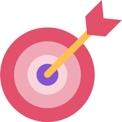 Target vector goal aim icon business concept