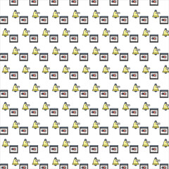 seamless pattern with videos
