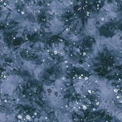 Seamless watercolor abstract background with beautiful feathers, autumn leaf drawings. Vintage illustration with an abstract   paint glue. For textiles, material,wallpapers.