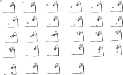 Image sequence of bouncing ball with basket ball post for animation.