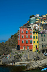 Fototapeta na wymiar view of the Cinque Terre