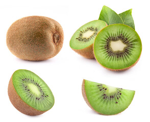 Fototapeta premium Kiwi isolated on white background