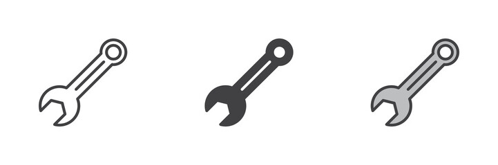 Wrench tool icon