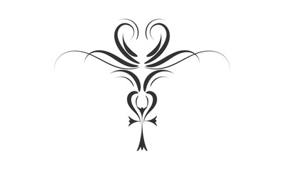 Christian Tattoo design with a Holy Cross. Use as poster, card, flyer, Tattoo or  T Shirt
