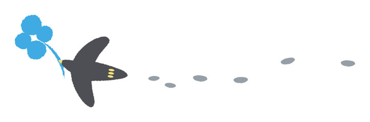 手描きのかわいい植物イラスト