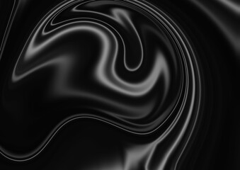 Abstract Black Swirl Background
