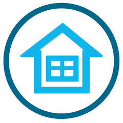 Fototapeta na wymiar House and Home icon symbol sign