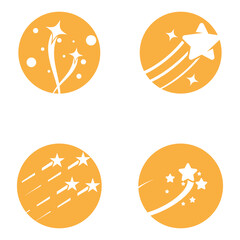 Star icon Template vector illustration design