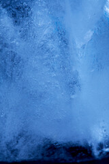 blue ice texture, winter background