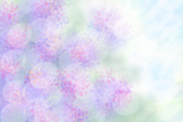 colorful hydrangea illustration