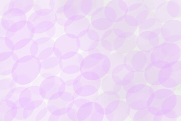 藤色の水玉模様　玉ボケ　イラスト