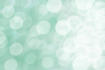 緑の玉ボケ　イラスト