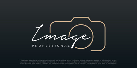 image photography logo design vector template