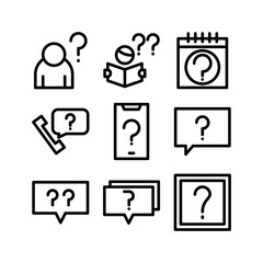 ask icon or logo isolated sign symbol vector illustration - high quality black style vector icons
