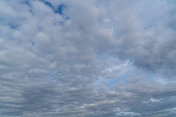 cloud and blue sky in autumn, JAPAN.
