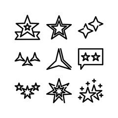 star icon or logo isolated sign symbol vector illustration - high quality black style vector icons
