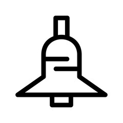 bell icon or logo isolated sign symbol vector illustration - high quality black style vector icons
