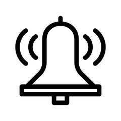 bell icon or logo isolated sign symbol vector illustration - high quality black style vector icons
