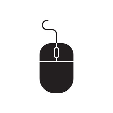 mouse icon logo vector design