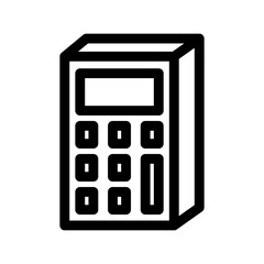 calculator icon or logo isolated sign symbol vector illustration - high quality black style vector icons
