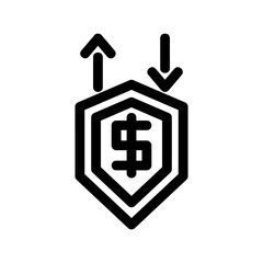 Obraz premium currency value icon or logo isolated sign symbol vector illustration - high quality black style vector icons 