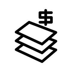 dollar icon or logo isolated sign symbol vector illustration - high quality black style vector icons
