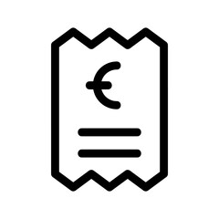 euro icon or logo isolated sign symbol vector illustration - high quality black style vector icons
