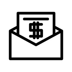 invoice icon or logo isolated sign symbol vector illustration - high quality black style vector icons
