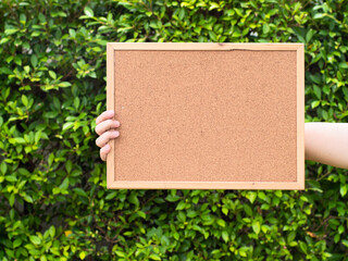 blank cork message pin board