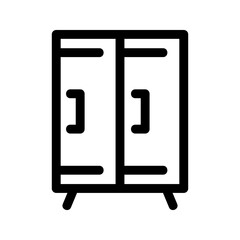 locker icon or logo isolated sign symbol vector illustration - high quality black style vector icons
