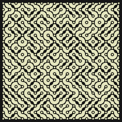 Color truchet tiling connections illustration