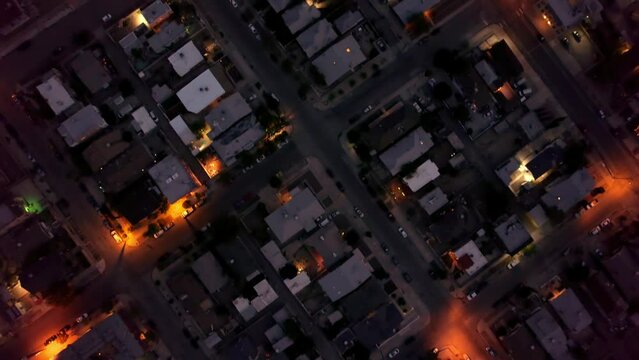 El Paso city streets from above