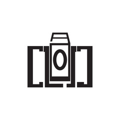 Camera icon logo vector design