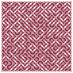 Color truchet tiling connections illustration