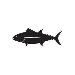tuna fish icon logo vector design