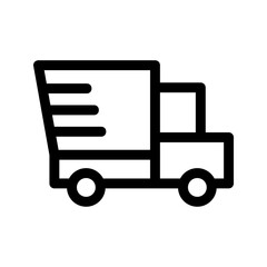 truck icon or logo isolated sign symbol vector illustration - high quality black style vector icons
