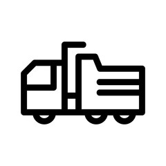 truck icon or logo isolated sign symbol vector illustration - high quality black style vector icons
