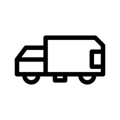 truck icon or logo isolated sign symbol vector illustration - high quality black style vector icons
