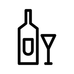wine icon or logo isolated sign symbol vector illustration - high quality black style vector icons
