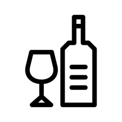 wine icon or logo isolated sign symbol vector illustration - high quality black style vector icons

