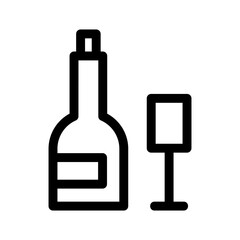 wine icon or logo isolated sign symbol vector illustration - high quality black style vector icons
