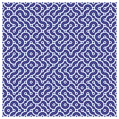 Color truchet tiling connections illustration