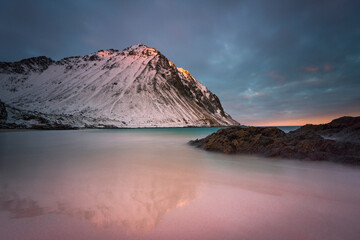 sunrise in the mountains
