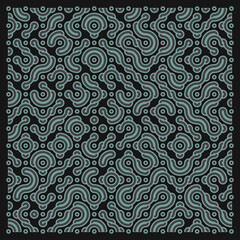 Color truchet tiling connections illustration