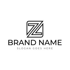 Linear Vector Logo, Letter Z Logo
