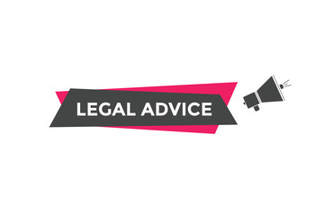 Legal advice text web template. Vector Illustration. 

