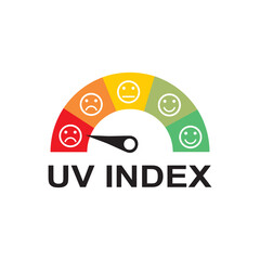 Sun protection factor icon, uv radiation block symbol, sun protect skin vector illustration symbol