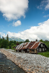 Podspady village in High Tatras mountains, Slovakia