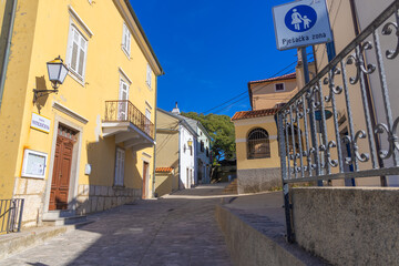 Vrbnik town on Krk Island, Croatia