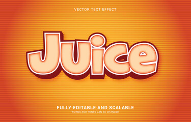 editable text effect, Juice style